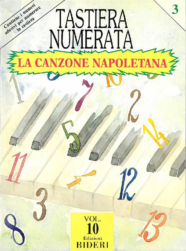 Tastiera Numerata Vol. 10 (La Canzone Napoletana)